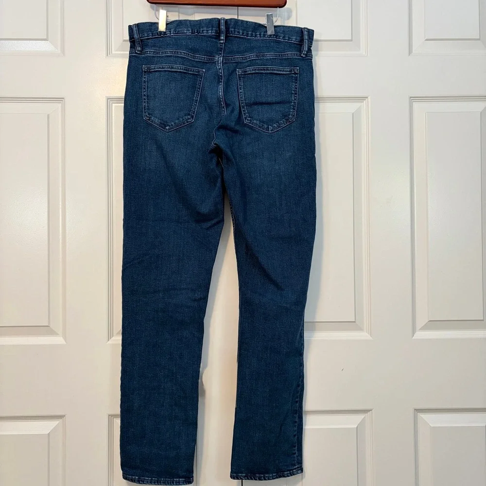 Banana Republic Slim Fit Jeans Dark Wash Stretch Denim Jeans Mens 35x34